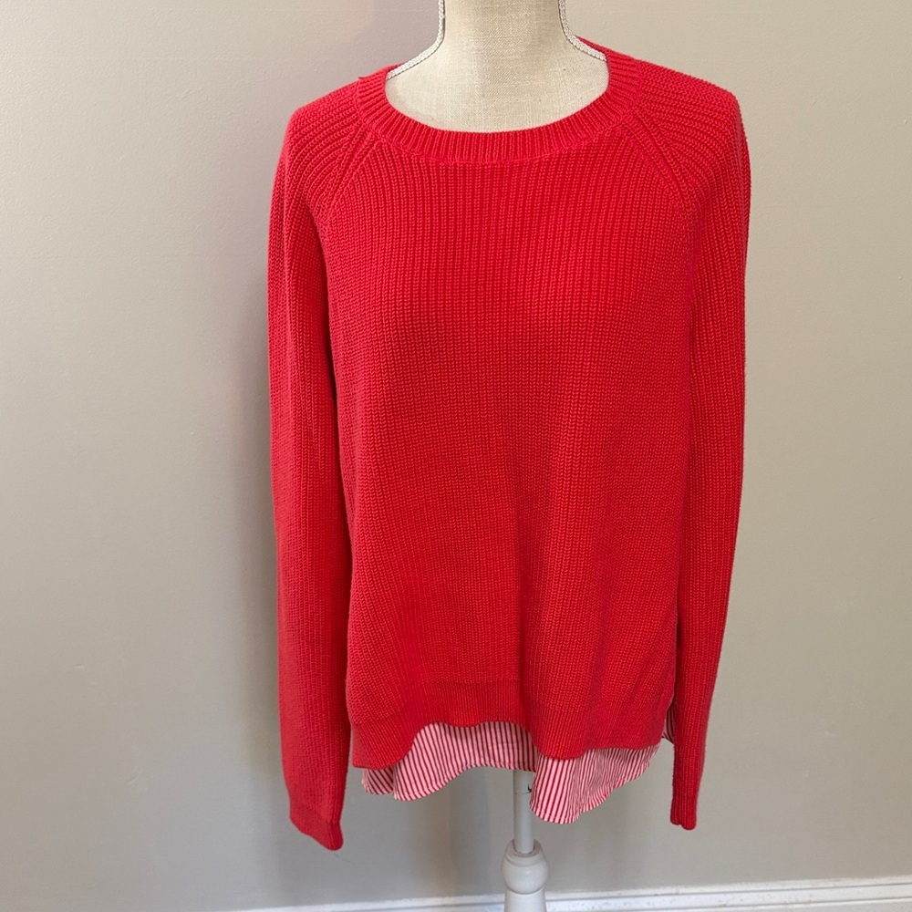 Lauren Ralph Lauren Brightโ Pink Crewneck Pullover